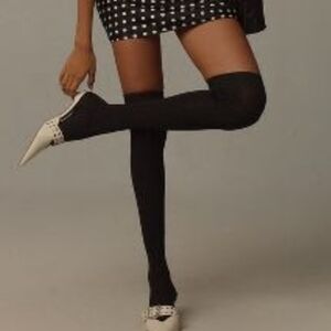 Black Over-the-Knee Socks